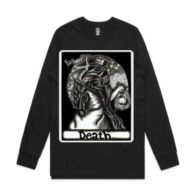Death Tarot Unisex Longsleeve. Thumbnail