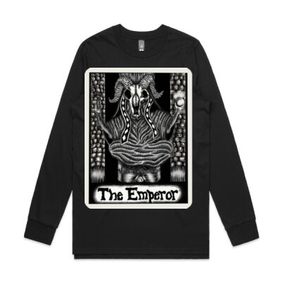 The Emperor Tarot Long Sleeve Unisex Thumbnail