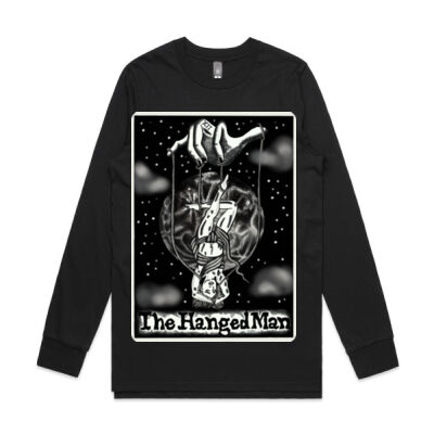The Hanged Man Tarot Unisex Longsleeve. Thumbnail